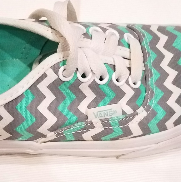 Vans Authentic Gore Skyway ZigZag Turquoise Mens 5 - Picture 7 of 12
